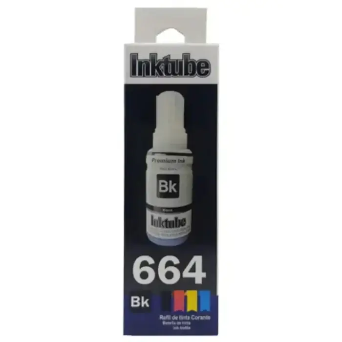 Tinta Premium Ink Preto Compatível EcoTank T664
