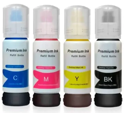 4 Tinta Compatível Epson T504 T544 Refil 70ml