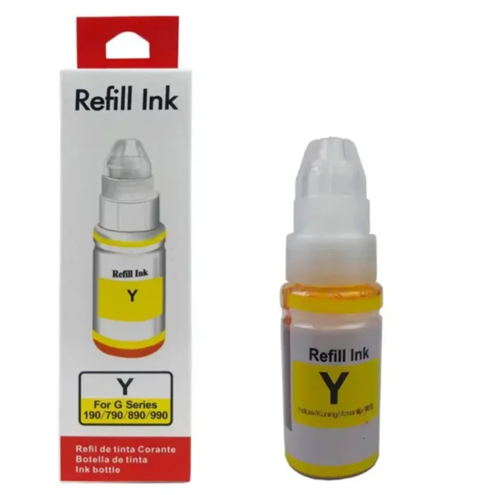 1205d8f164ec0397caeeacceeed3eacc Tinta Refil Compatível GL-190 Amarela