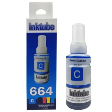Tinta Premium Ink Ciano Compatível EcoTank T664