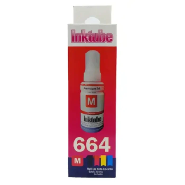 Tinta Premium Ink Magenta Compatível EcoTank T664